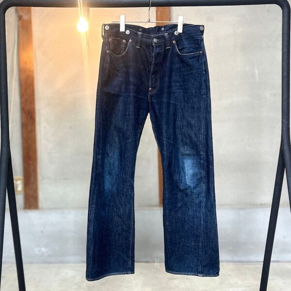 TCB jeans/ジーンズ/20’sセルビッチビンテージリジットデニム/W33