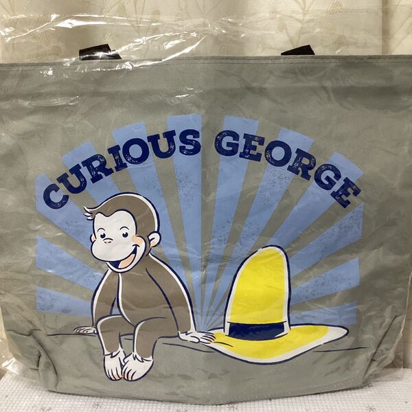 おさるのジョージ BIG ビッグ トートバッグ Curios George 38cm×47cm×12cm ★新品