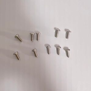 uxcell 304ステンレス鋼 小ねじ スロット付きドライブ