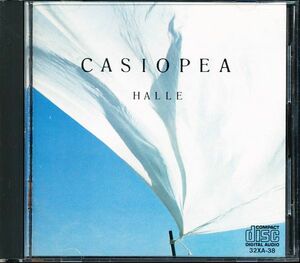 盤面良好 初期盤 カシオペア/CASIOPEA - HALLE　上下フラットケース/税表記無し3200円盤　4枚同梱可　4B00005HZ4T