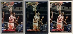 Michael Jordan ＜ 1995-96 Collector's Choice Player's Club Platinum ＆ ノーマル ＞ 3種セット パラレルコンプ