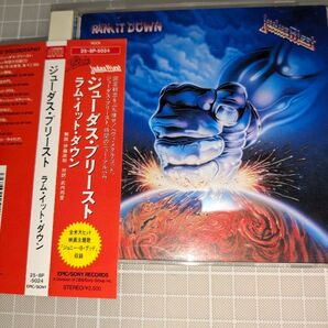 レア初回盤 帯付き 日本盤 ジューダス・プリース 消費税前 RAM IT DOWN ラム・イット・ダウン Judas Priest