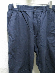 即決 14SS Whitemountaineering ホワイトマウンテニアリング COTTON LINEN EASY PANTS 股上深め パッカリング イージーパンツ WM1471421