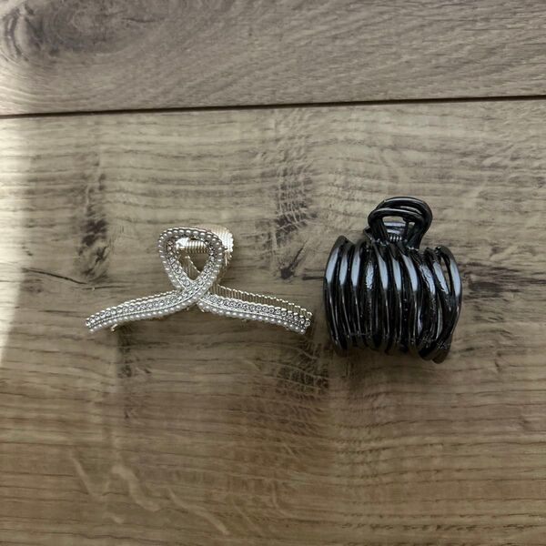 ヘアクリップ バンスクリップ 2個セット