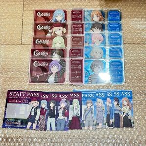 マイムジ展 合同企画展 特典 チケット風アクリルカード コンプセット