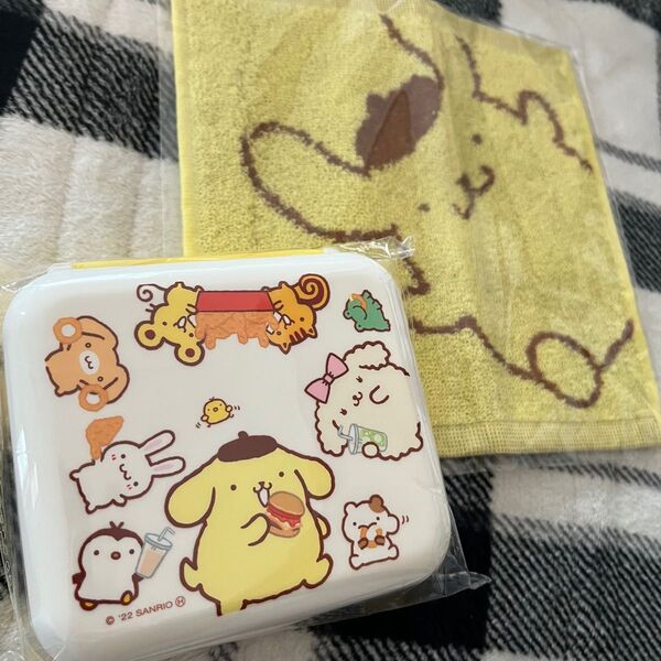 モスバーガー ポムポムプリン おにぎらずケース ハンカチ タオル お弁当箱 新品未使用未開封