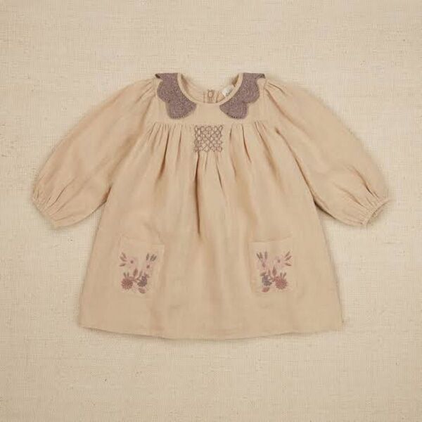 Apolina Viola Dress Bisquit 5-7Y