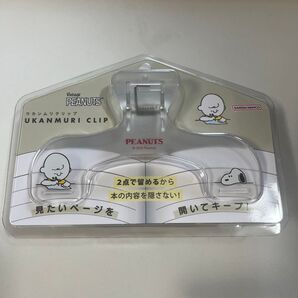 スヌーピー ウカンムリクリップ 透明 クリア