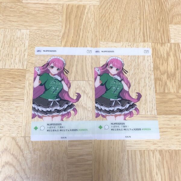 愛園愛美 にじさんじ にじフェス2025 SNS風クリアカード