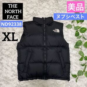 【美品】THE NORTH FACE ヌプシベスト ND92338 ブラックXL