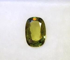 【10倍ルーペクリーン】カラーチェンジ スフェーン 0.45ct