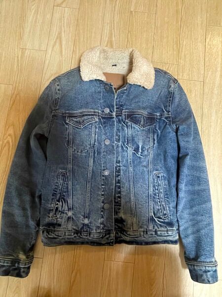 AMERICAN EAGLE デニムジャケット ボア付き