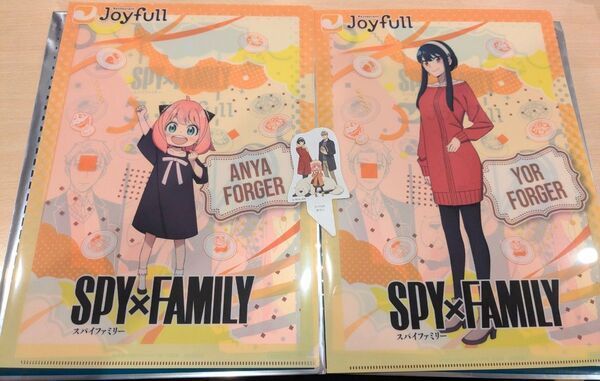SPY×FAMILY スパイファミリー ジョイフル コラボ ファイル ヨルさん アーニャ ピック付き