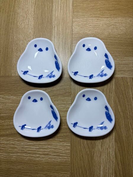 シマエナガ キャラクター お皿 醤油皿 薬味皿 マヨネーズ