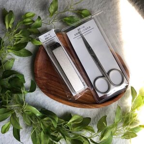 新品 未使用 未開封 無印良品 スチール爪切り・大PPカバー付 &スチールまゆ用カットはさみ