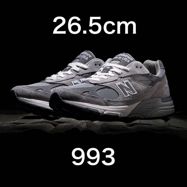 【新品未使用】New Balance 993 "Gray" MR993 GL