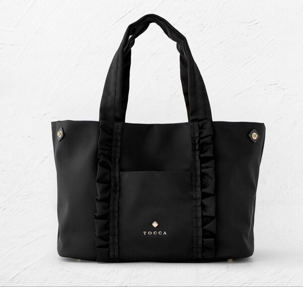 新品 tocca トッカ FRILL A4 NYLONTOTE トートバッグ