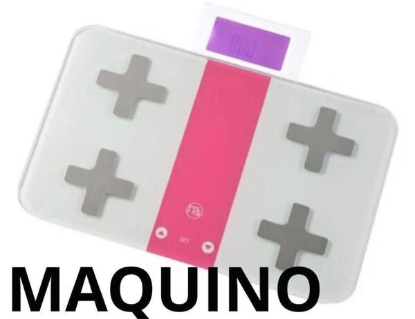 新品 動作確認のみ MAQUINO マッキーノ 体組成計 エレモチーフMT-105 体重計 体脂肪 健康 ダイエット 体水分量