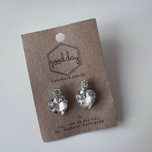 【新品】ハートスタッドピアス