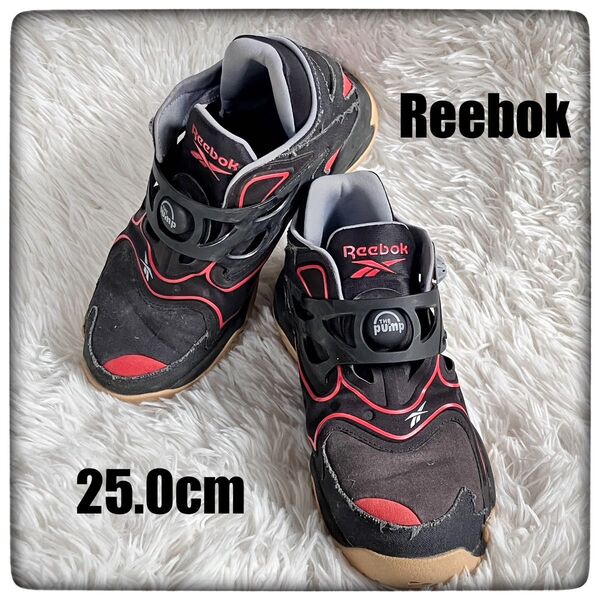 【美品】Reebok リーボック ポンプコート size25.0cm