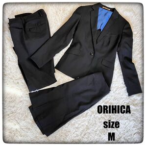 【美品】ORIHICA オリヒカ washable 3ピース セットアップ M