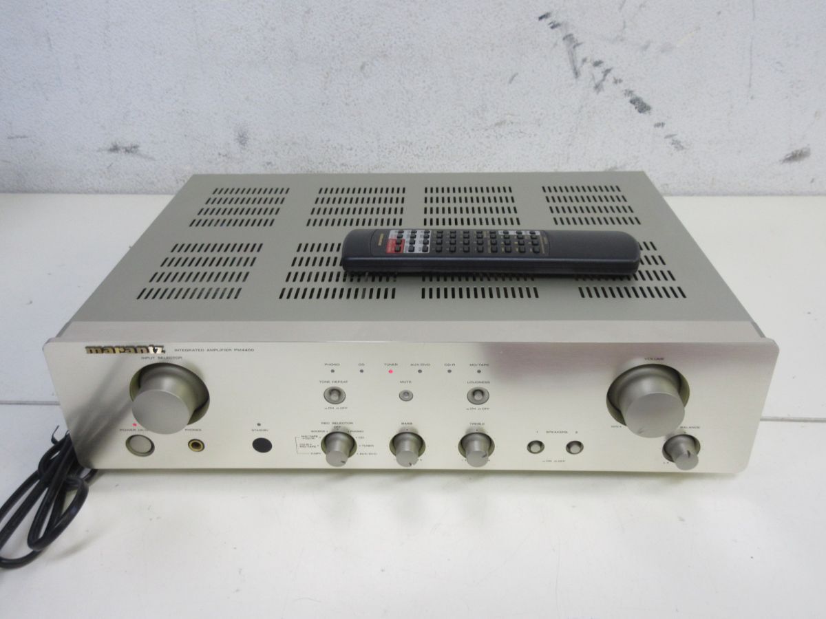 Yahoo!オークション -「marantz pm4400」の落札相場・落札価格 Yahoo!オークション -「marantz pm4400」の落札相場・落札価格
