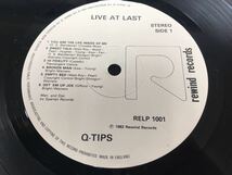 Q・Tips★中古LP/UK盤「Qティップス～Live At Last」_画像3