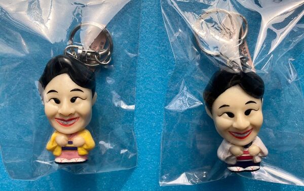 正規品 必殺 中村珠緒 フィギュア キーホルダー 2色 2種 2個 セット タレントグッズ 芸能人 俳優 女優 大成工芸 廣済堂
