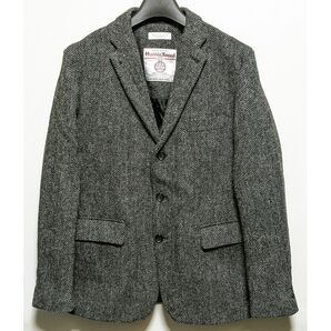 BY UNITED ARROWS × HARRIS TWEED ツイードジャケット M 美品 定価46,200円 ハリスツイード