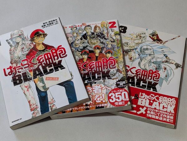 初嘉屋一生「はたらく細胞BLACK」1~3巻