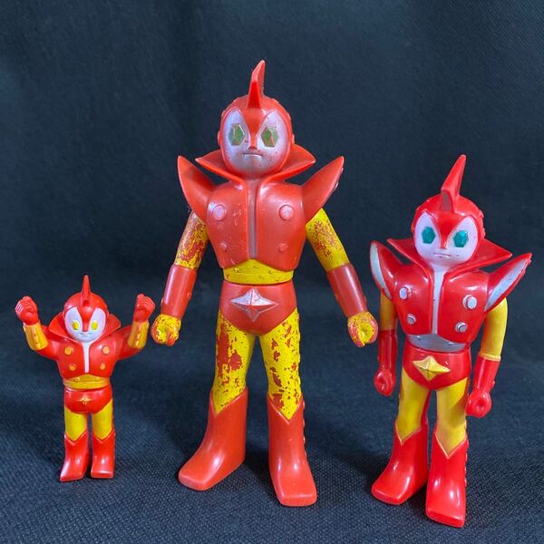 当時物 ブルマァク ガンバロンソフビ スタンダードサイズ ミドルサイズ ミニミニサイズ ポピー タカトク マルサン 旧バンダイ