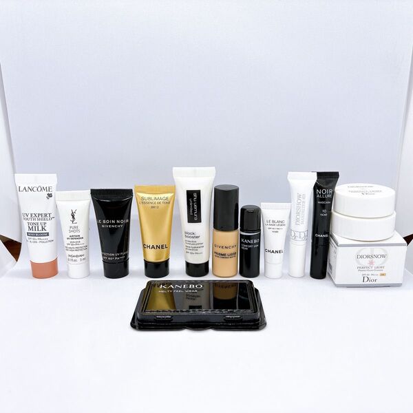 CHANEL GIVENCHY Dior YSL KANBO LANCOME サンプル 試供品 12点 まとめ売り