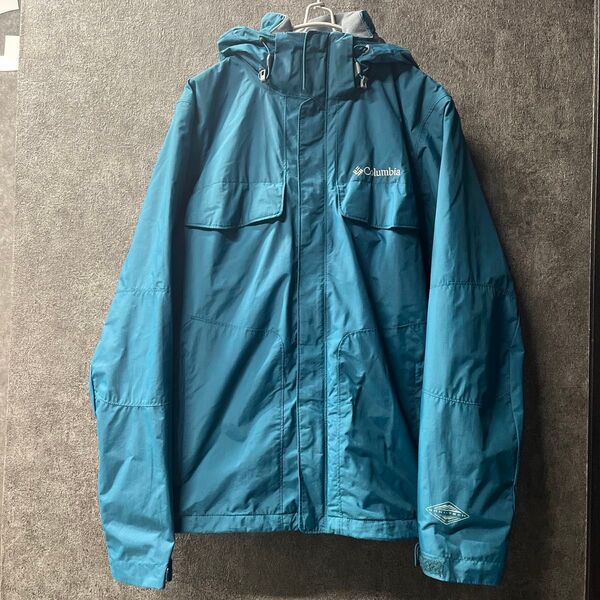 90/S Columbia コロンビア マウンテンパーカー ナイロンジャケット グリーン メンズ
