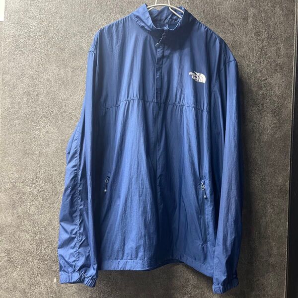 110/XXL THE NORTH FACE ノースフェイス マウンテンパーカー ナイロンジャケット ネイビー メンズ