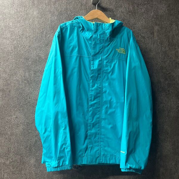 140㎝ THE NORTH FACE ノースフェイス マウンテンパーカー ナイロンジャケット ブルー キッズ