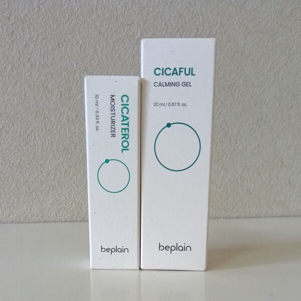 beplain CICAFUL カーミングジェル 20ml & CICSTEROL モイスチャーライザー 10ml
