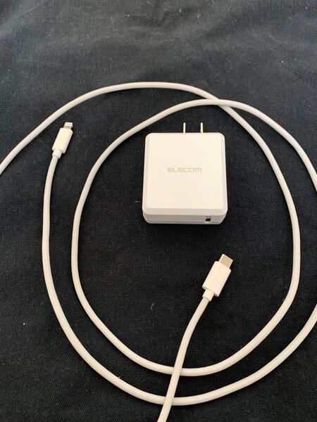 iPhone エレコム PD18W急速充電 ケーブルもエレコム純正品1.5m