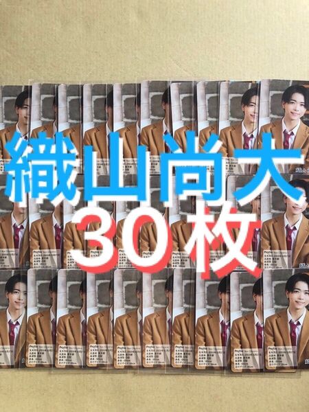 織山尚大プロフィールカード30枚セット