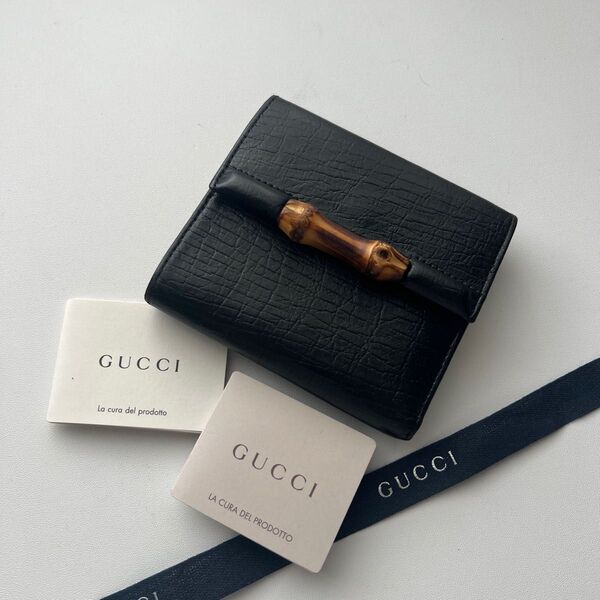 108 美品 GUCCI グッチ 3つ折り財布