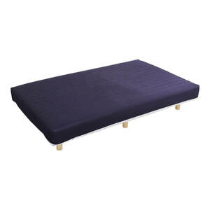  new departure .. taking in . construction simple! soft . sleeping comfort with legs ( pocket coil spring ) double size LRM-02D-NV navy 