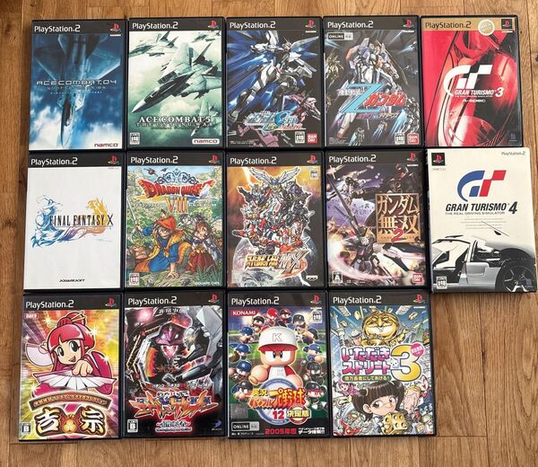 PS2ソフト まとめ売り 14本 【説明書着き・被り無し】2