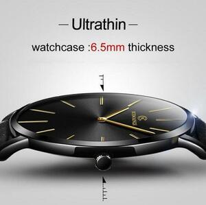 超薄型 6.5 ミリメートル腕時計メンズエレガントなファッション KEMANQI 腕時計簡単なビジネスの男性クォーツ時計ローマ男性男性時計リロ