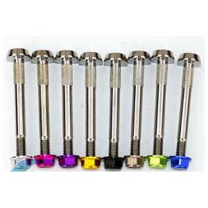 8 color bicycle suspension block bolt . nut titanium brompton for rear shock 