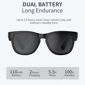 ...Bluetooth 5.0 sunglasses open ear headset polarized light glasses wireless glasses 