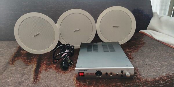 BOSE FreeSpace DS 16F 天井埋込スピーカー3個&IZA 250 LZ アンプセット