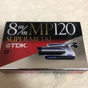 * new goods unopened TDK SUPER METAL MP 120 8mm video video recording for tape video camera 