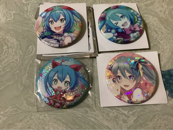 プロセカ ワンダショミク グリッター缶バッジ