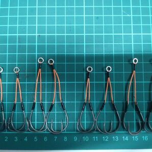 がまかつ製フック使用 アシストフック8組セット 青物 根魚 タチウオ サクラマス アシストフック