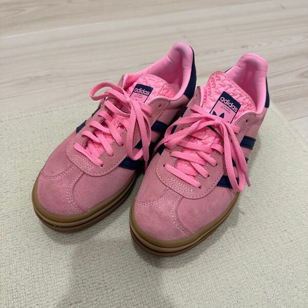adidas ガゼルボールド ピンクグロウ 23.5