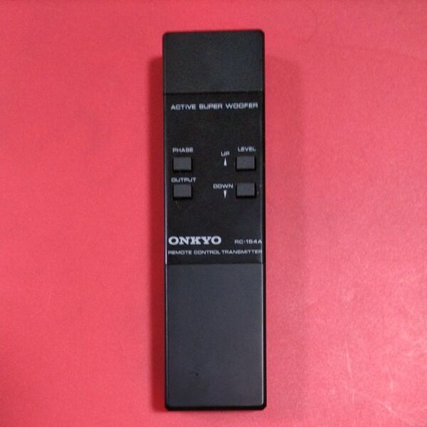 ★ ONKYO 音響 アクティブスーパーウーハーオーディオ リモコンRC−154A